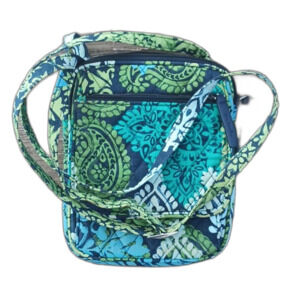 Vera Bradley Bag Caribbean Sea Crossbody Hipster Purse Quilted Travel Beachy
